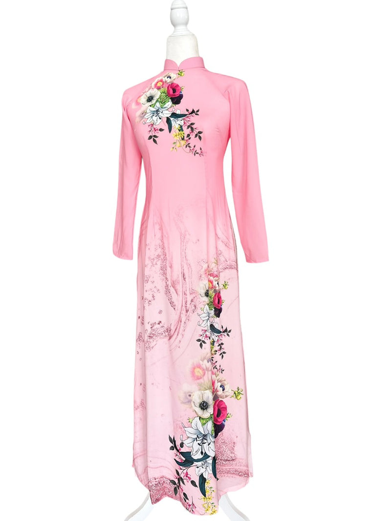 Pre-made Vietnamese Ao Dai Dress | Vietnamese ao dai | Ao Dai Viet Nam | Traditional Vietnamese Dress | Áo Dài Truyền Thống