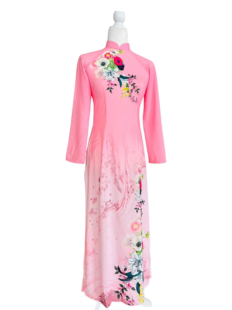 Pre-made Vietnamese Ao Dai Dress | Vietnamese ao dai | Ao Dai Viet Nam | Traditional Vietnamese Dress | Áo Dài Truyền Thống