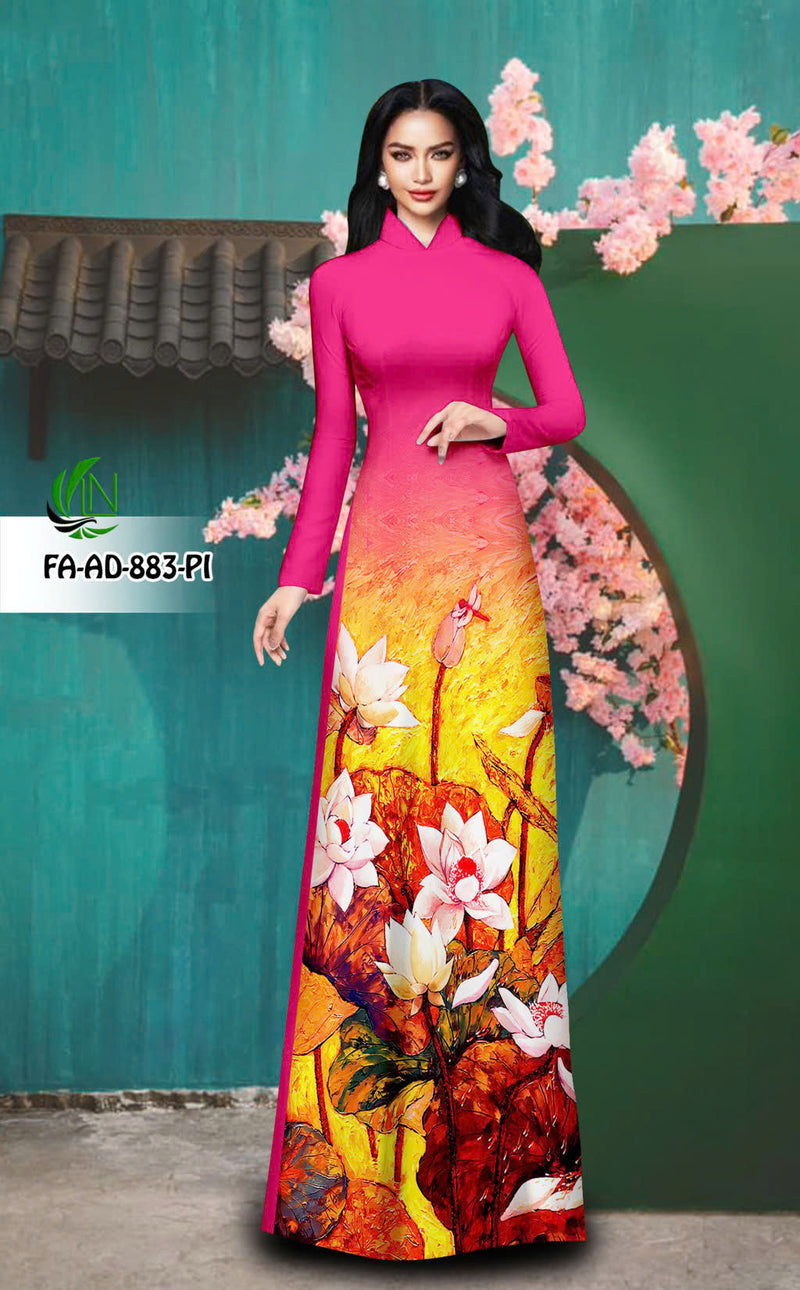 3D printed Ao Dai | Áo Dài In Hoạ Tiết | Traditional Ao Dai