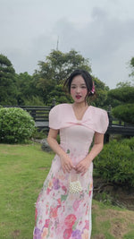 Blush Elegance Modern Vietnamese Ao Dai No Pants B17