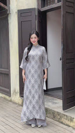 Áo Dài Gấm Thọ NO PANTS | Ao Dai Vietnam | Vietnamese Traditional Ao Dai For Women | Áo Dài Truyền Thống