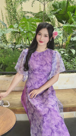 Purple Modern Vietnamese Ao Dai | Áo Dài Cách Tân A12