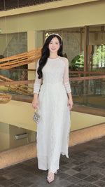 Pure Elegance Modern Vietnamese Ao Dai Set E33