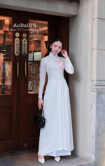 Dao Hoa Traditional Vietnamese Ao Dai Set