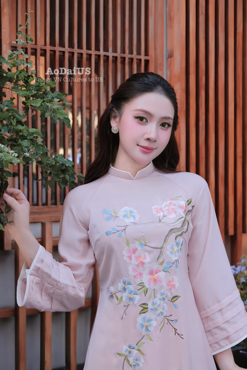 Xuân Thanh Modern Vietnamese Ao Dai Set