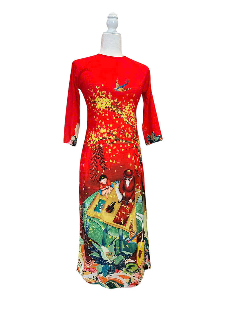 3D Printed Ao Dai For Women | Vietnamese Ao Dai | Ao Dai Tet