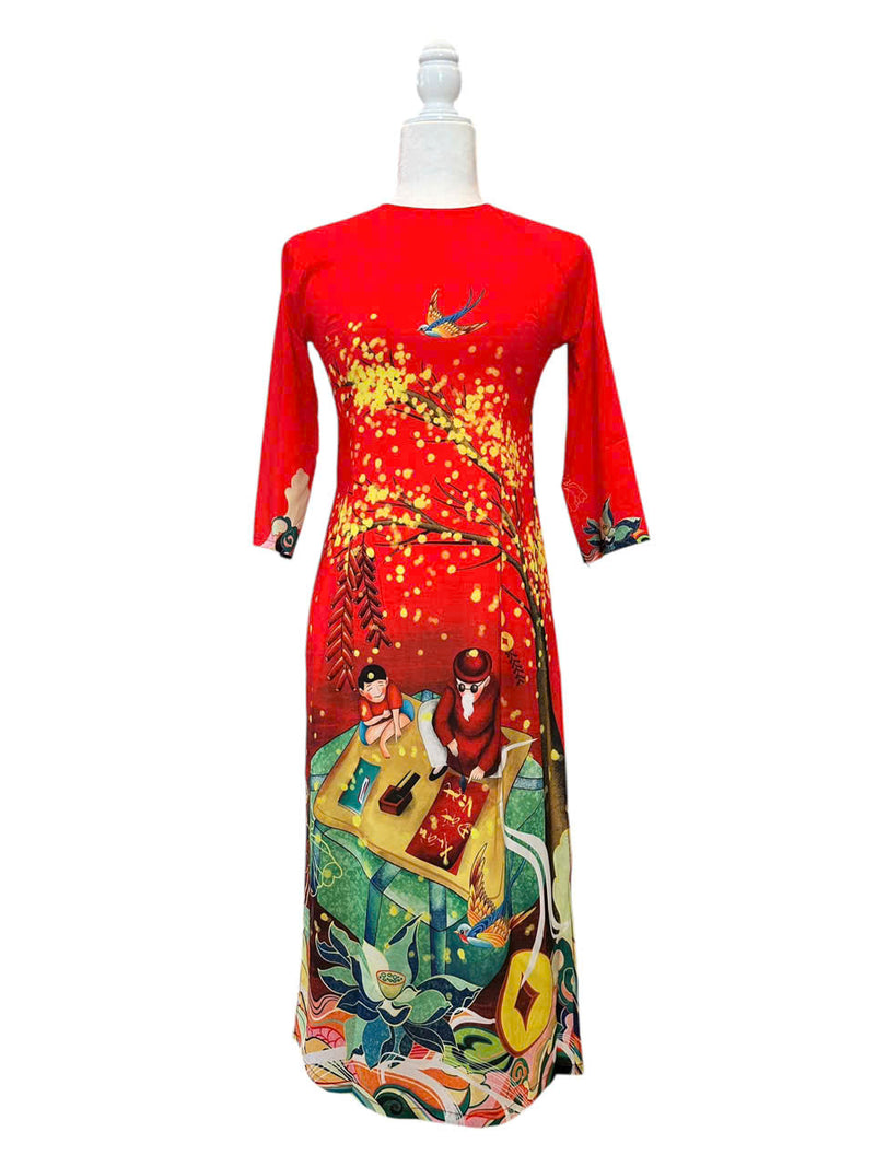 3D Printed Ao Dai For Women | Vietnamese Ao Dai | Ao Dai Tet