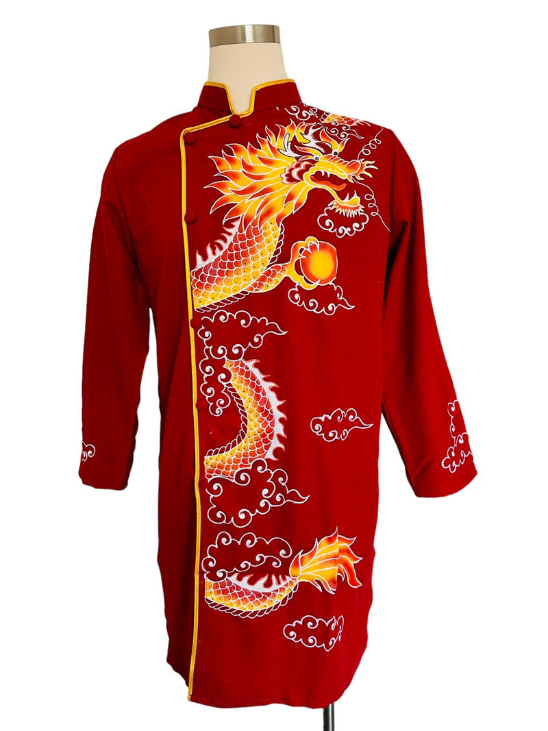 Dragon Hand-Paint Ao Dai Men | Vietnamese traditional Ao Dai For Men | Men Dress | Ao Dai For Groomsmen | Áo Dài Nam