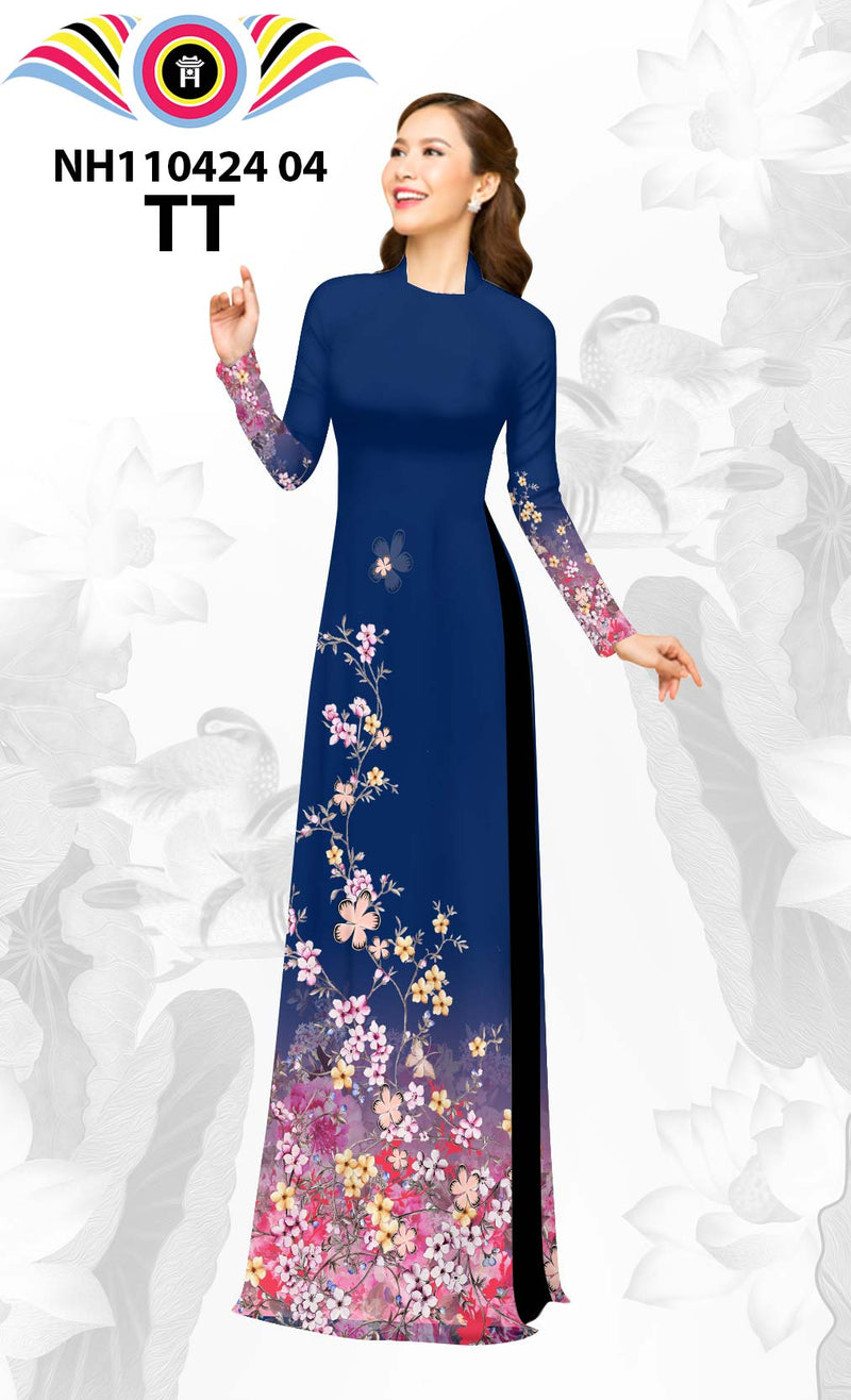 Printed Traditional Vietnamese Ao Dai | Ao Dai For Women | Ao Dai For Wedding | Áo Dài Truyền Thống