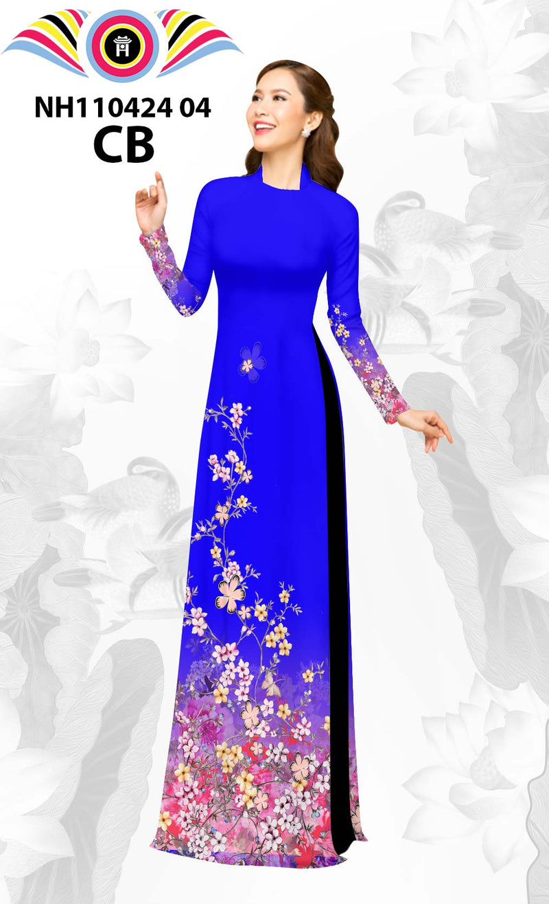 Printed Traditional Vietnamese Ao Dai | Ao Dai For Women | Ao Dai For Wedding | Áo Dài Truyền Thống