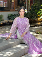 Lavender Bloom Ao Dai  | Áo Dài Hương Giang | Modern Ao Dai E25