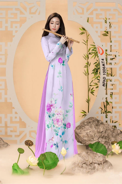 3D printed Ao Dai | Áo Dài In Hoạ Tiết| KN05