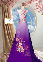 Printed Women Ao Dai | Vietnamese Traditional Dress