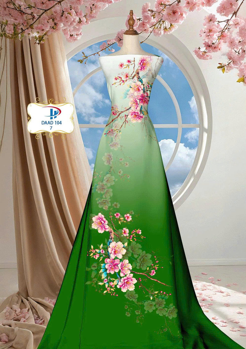 Printed Women Ao Dai | Vietnamese Traditional Dress