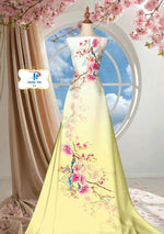Printed Women Ao Dai | Vietnamese Traditional Dress