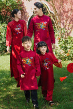 Lac Hong Matching Family Ao Dai | Áo Dài Gia Đình