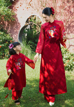 Lac Hong Matching Family Ao Dai | Áo Dài Gia Đình