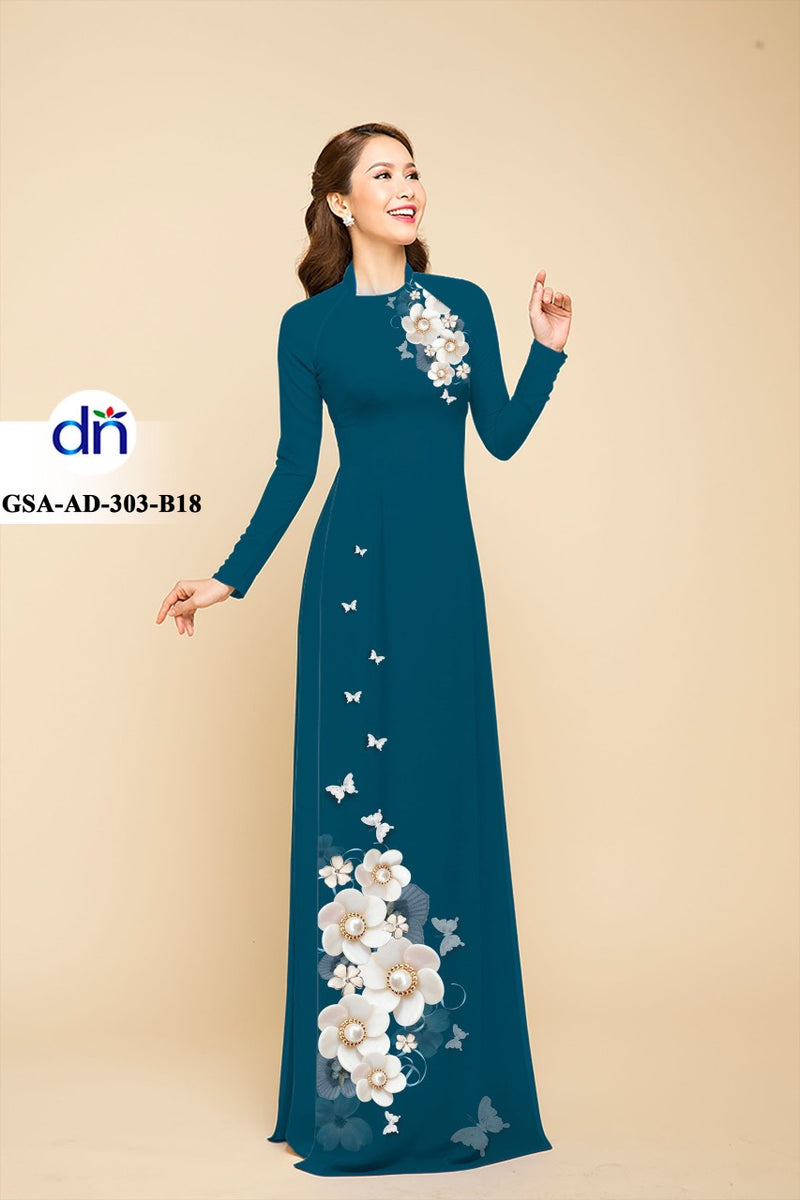 Vietnamese Traditional Ao Dai For Women, Ao Dai For Women, Vietnamese Dress  For Women, Ao Dai Dress For Women A4 (XL)