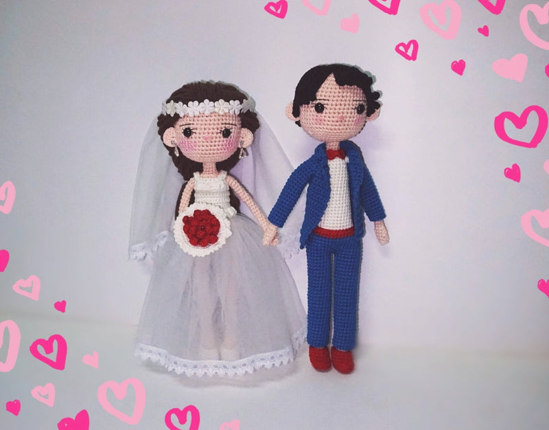 Look-alike Couple Dolls For Wedding