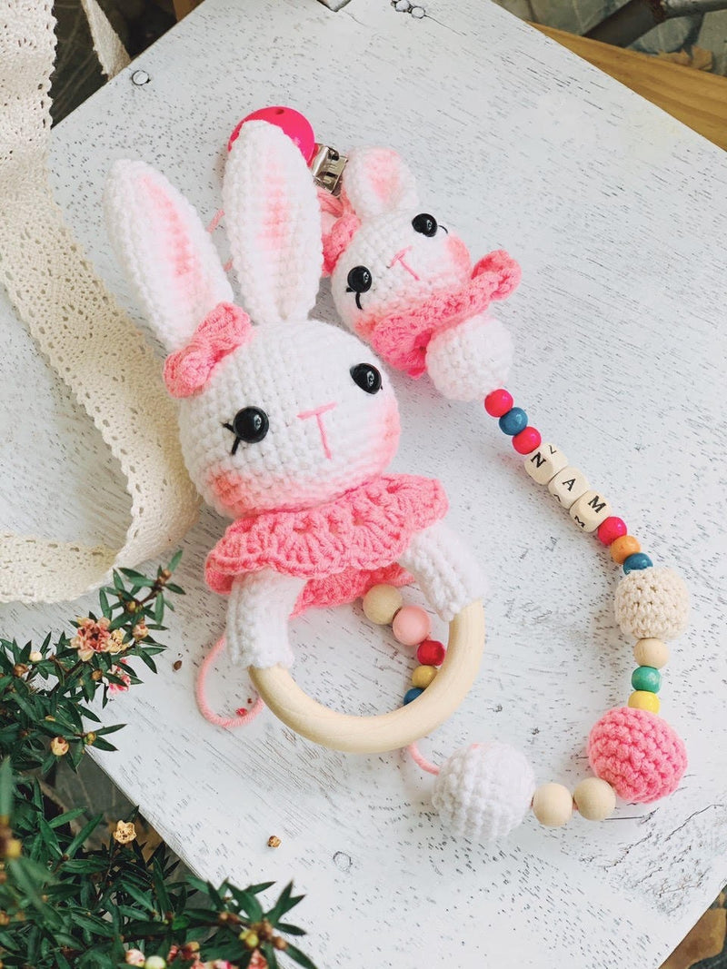 Crochet Bunny Toy Set