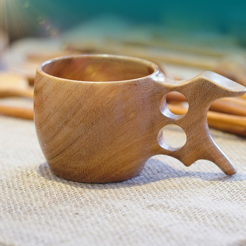 Carving Wooden Cup | Cốc Gỗ