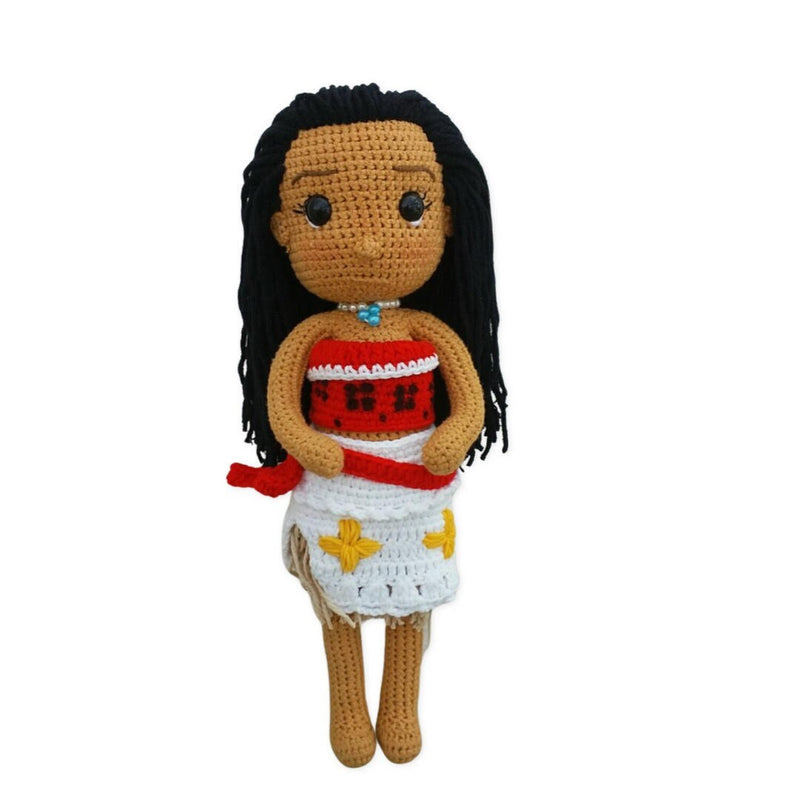 Crochet Moana inspired Doll