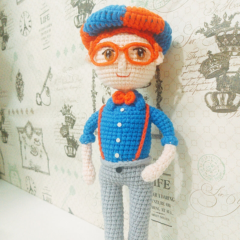 Amigurumi Blippi Doll