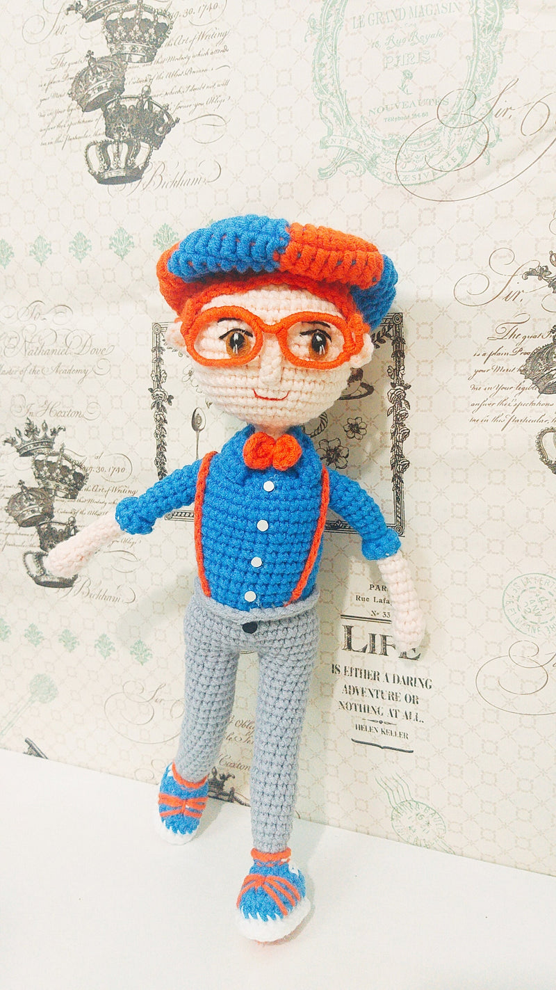 Amigurumi Blippi Doll