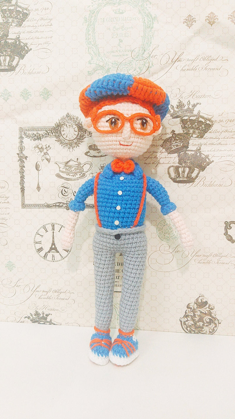 Amigurumi Blippi Doll