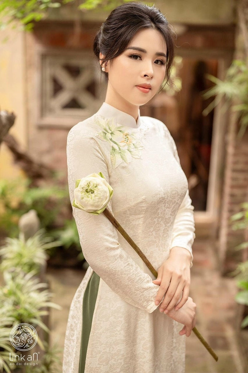 Silk Ao Dai Vietnamese Traditional Dress for Female, Women -  Canada